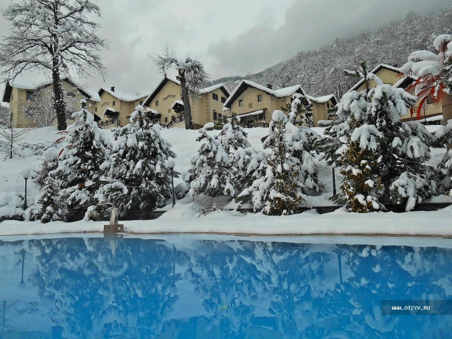 Беларусь красная Поляна зима бассейн