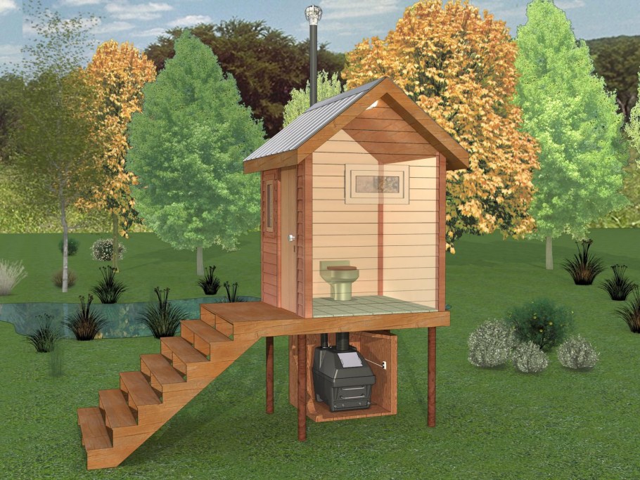 Летний туалет для дачи