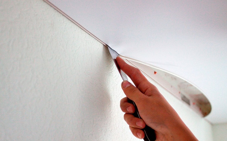 Монтаж натяжного потолка