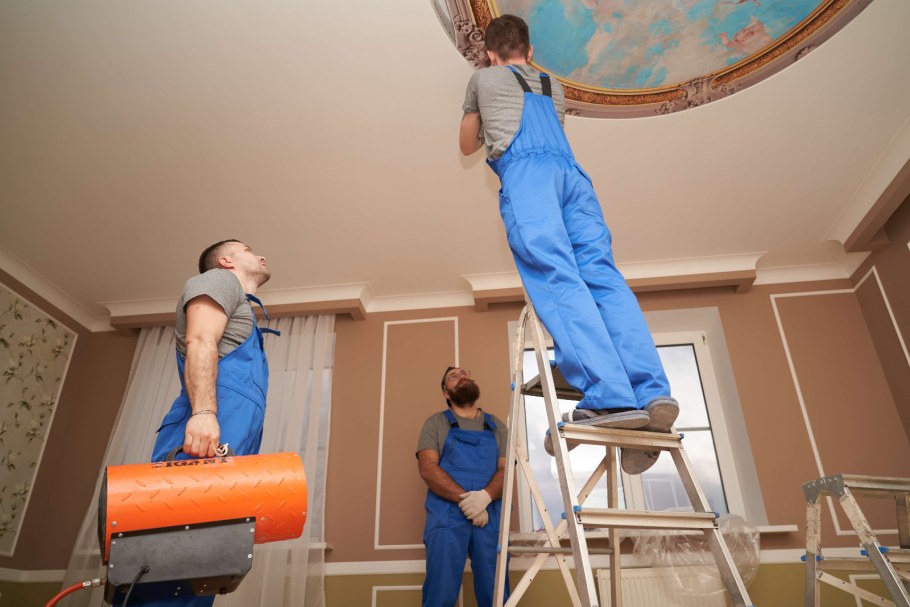 Штукатурка потолка
