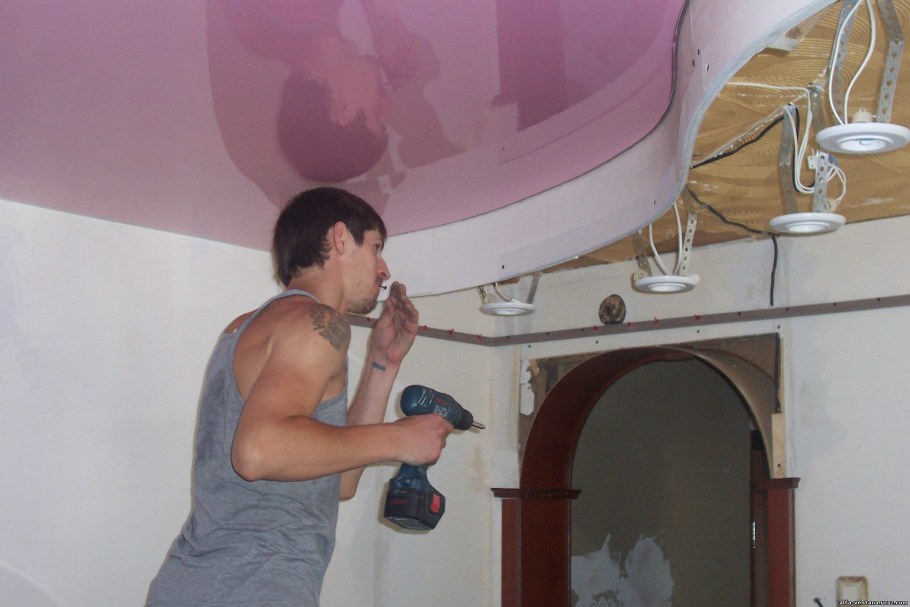 Монтаж гипсокартона