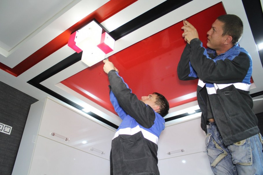 Двухуровневый подвес Кнауф для гипсокартона