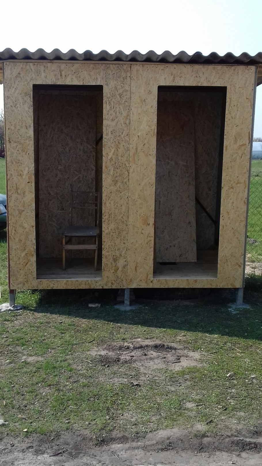 Дачный туалет из ОСП