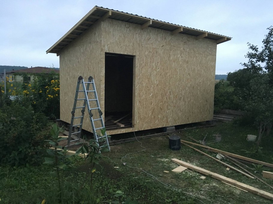 Бытовка 2.3х3 из ОСП утепленная