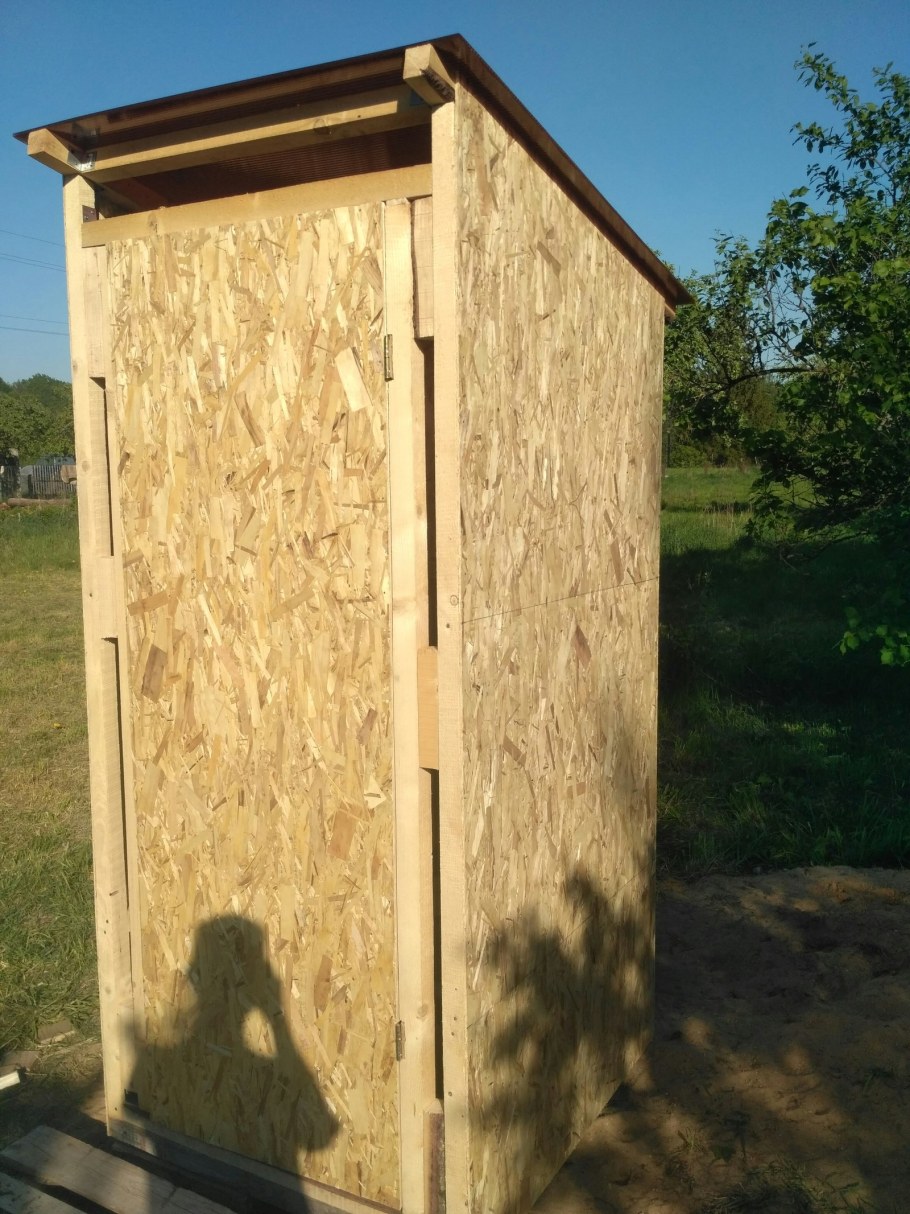 Туалет из OSB