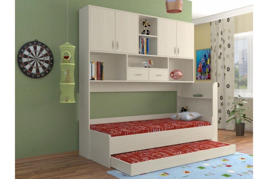 Кровать с антресолью Дельта - 21.03