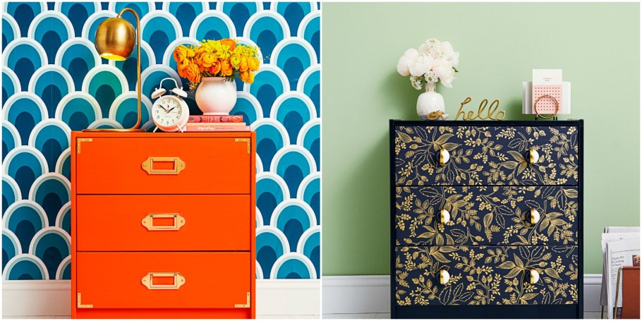 Перекрашенная Старая мебель