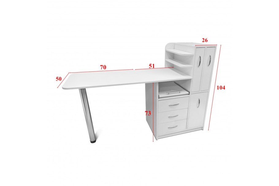 Стол маникюрный Silver Fox MD 9200