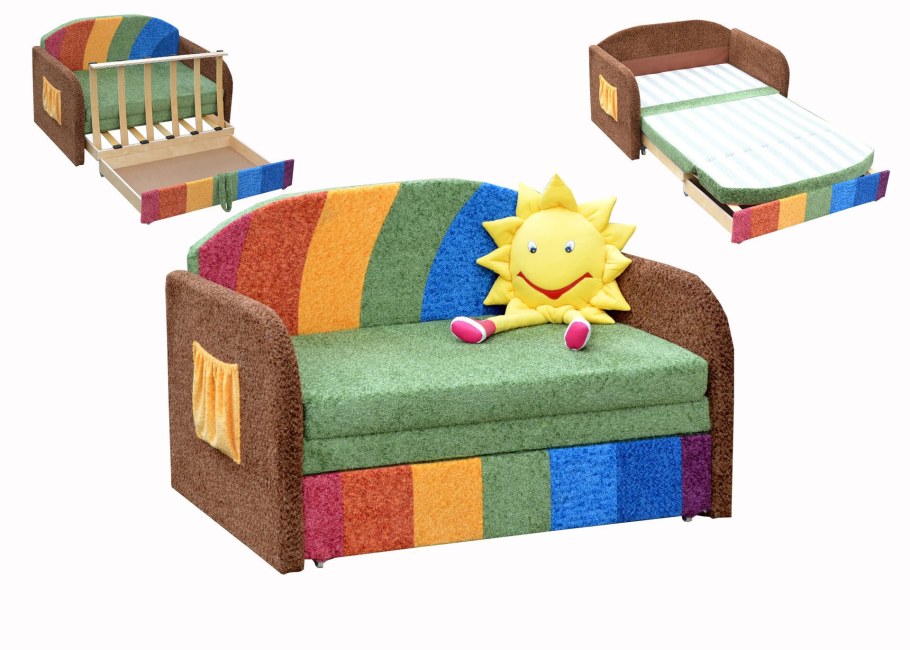 Диван детский яркий