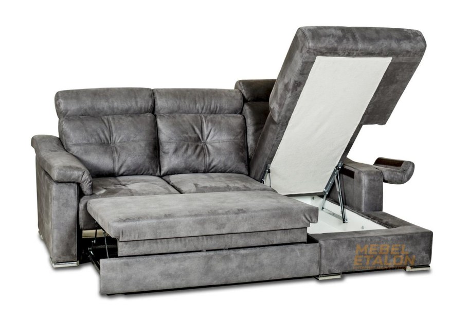 Прямой диван Домино Joy Grey