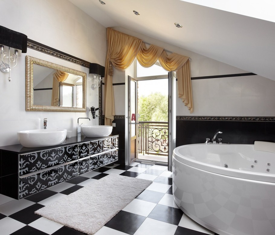 Ванная комната вчасном доме