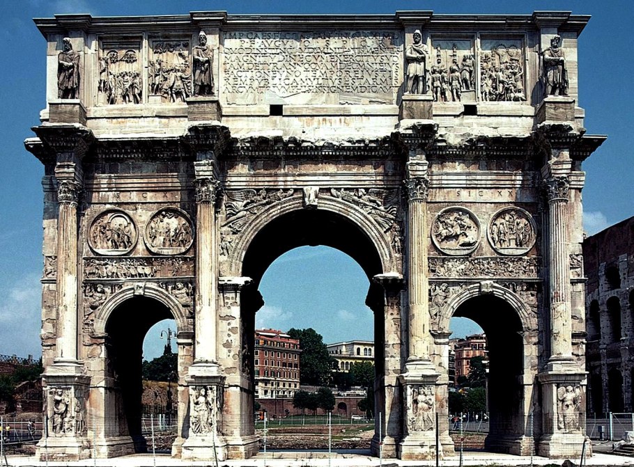 Триумфальная арка Константина Рим Италия