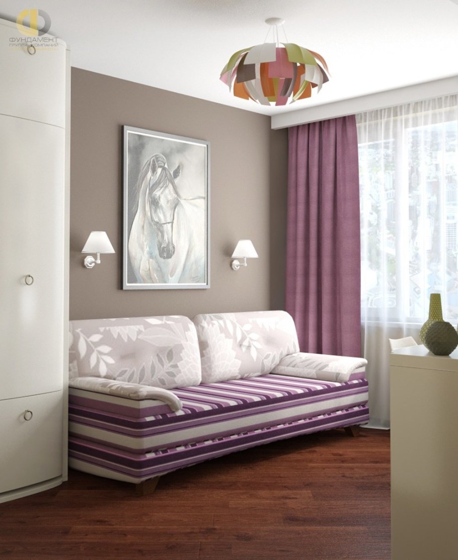 Интерьер комнаты с див