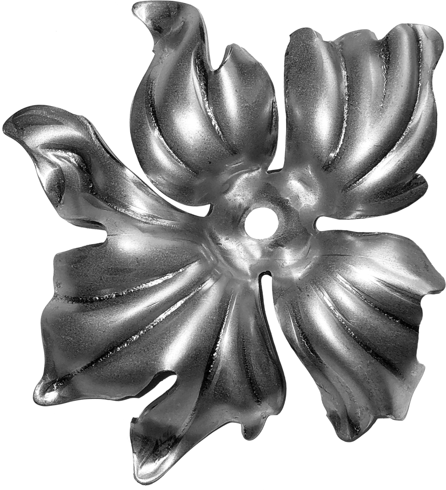 Кованый элемент Royal kovka накладка 100х100х10 мм металл 0.8 мм