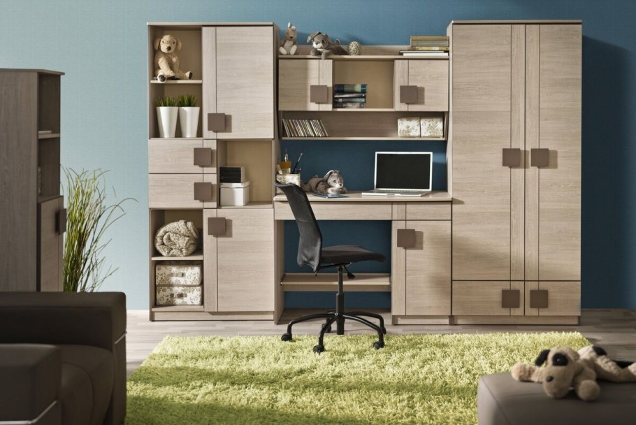 Угловой рабочий стол для двоих