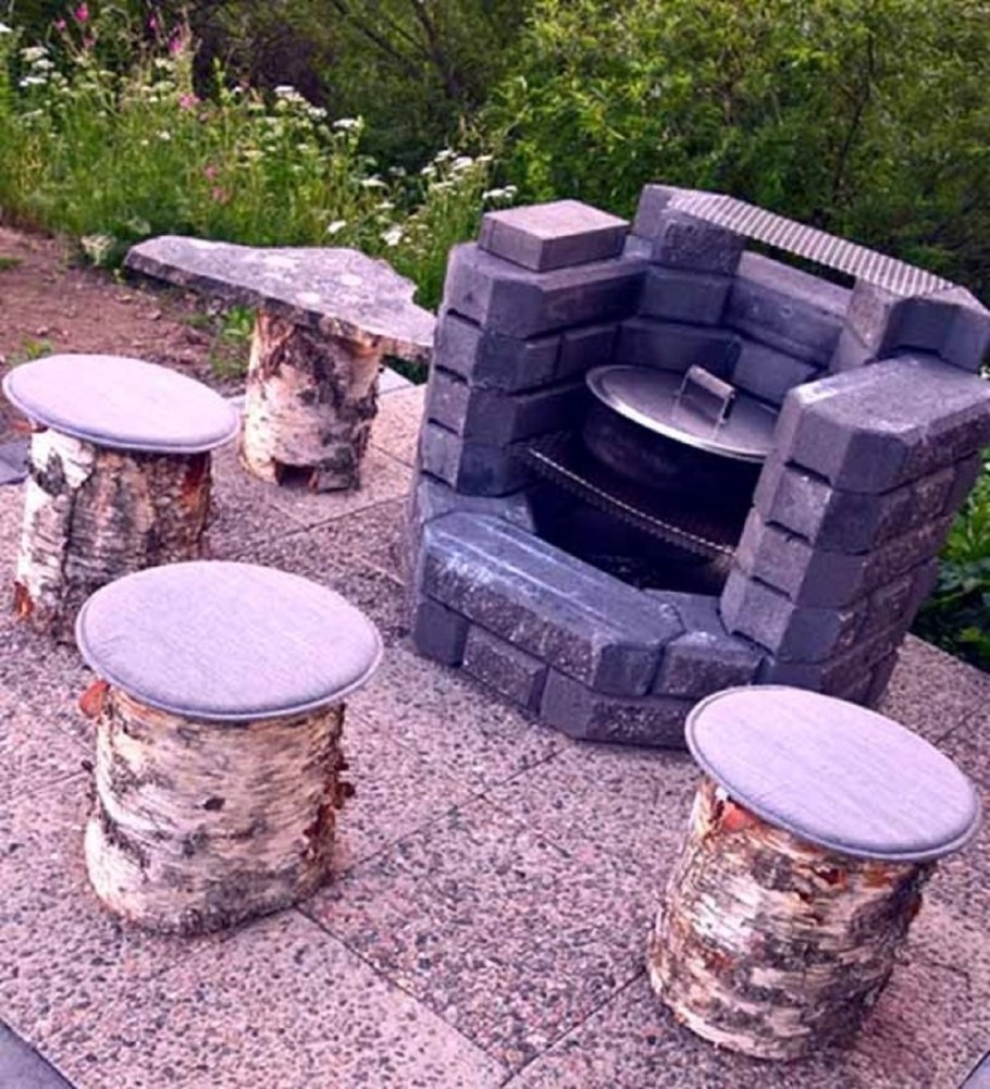 Печь на дачном участке