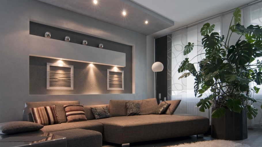 Освещение в гостиной
