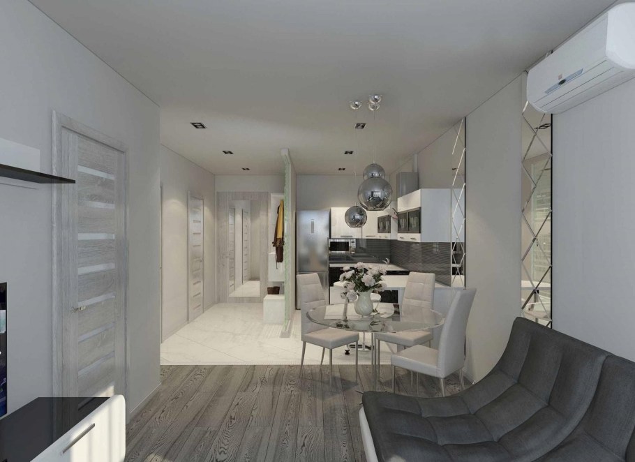 Евродвушка планировка 40 кв