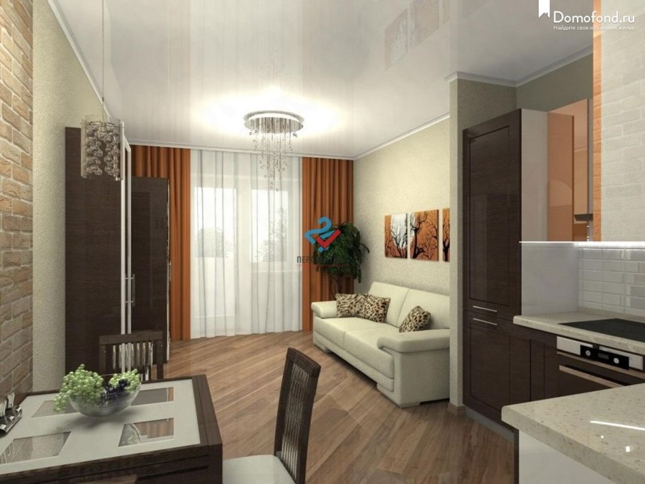 Пик евротрешка кухня гостиная