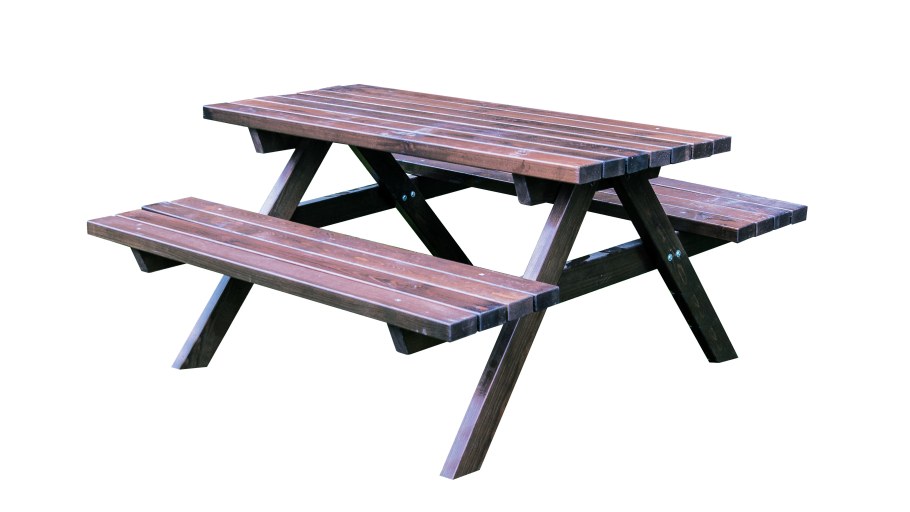 Стол уличный со скамьями м1 сп016