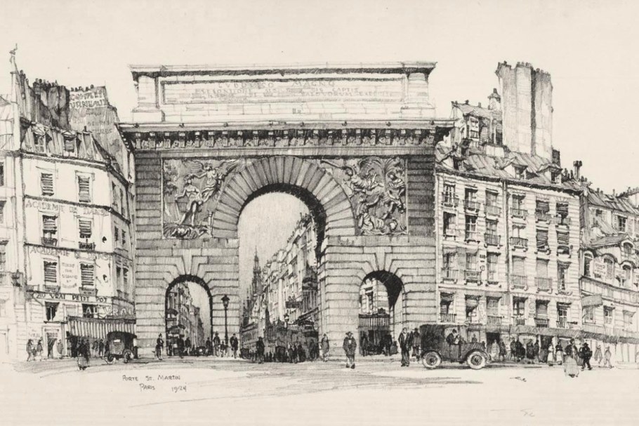 Старая архитектура в графике