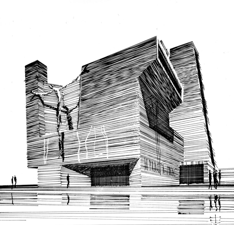 Современная архитектура в графике