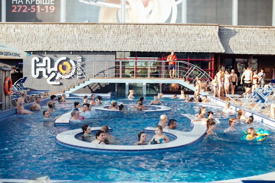 Аквапарк h2o в Ростове-на-Дону крыша