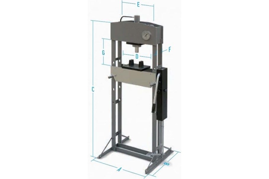 Пресс гидравлический 100т двухопорный