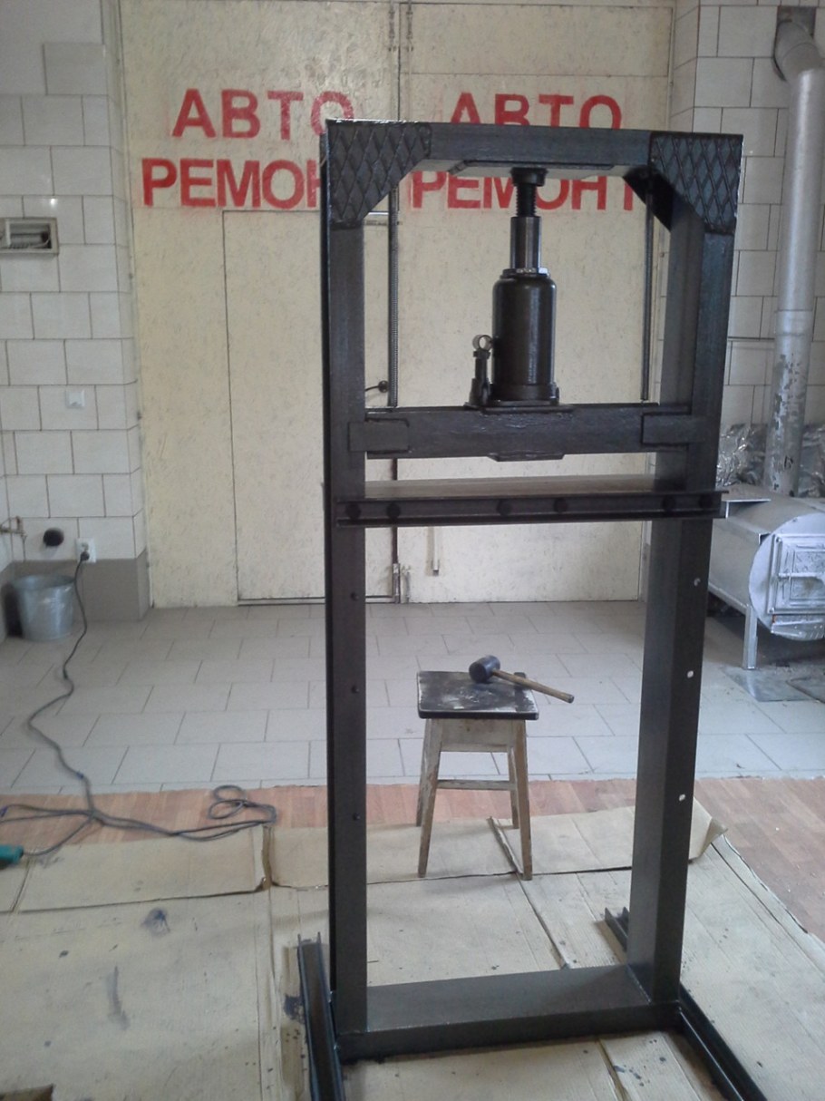 Пресс для макулатуры своими руками механический чертеж