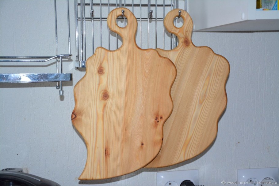 Кухонная разделочная доска с раздвижным из дерева