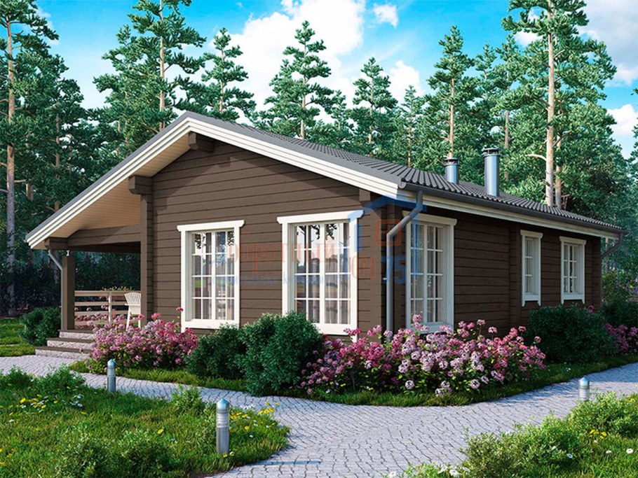 Дом из клееного бруса Нарва