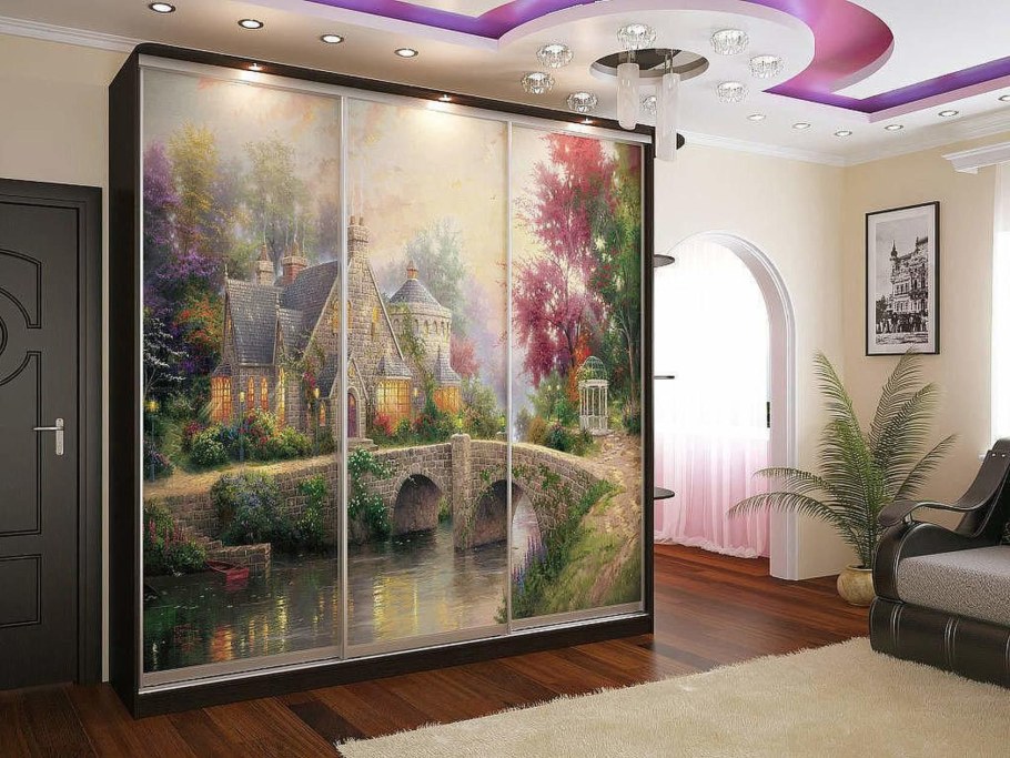 Шкаф купе с фотопечатью