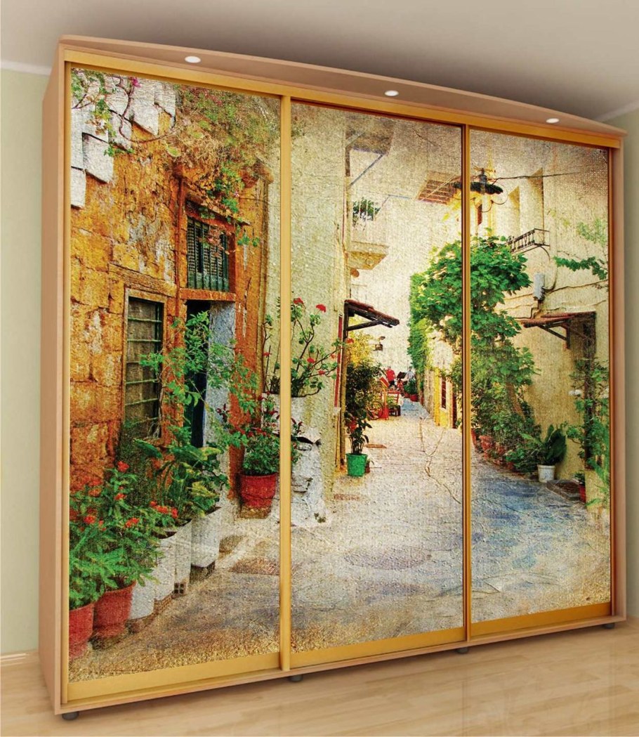 Шкаф купе с фотопечатью