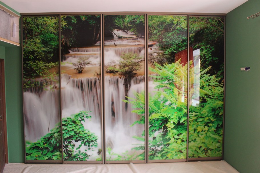 Шкаф купе с фотопечатью