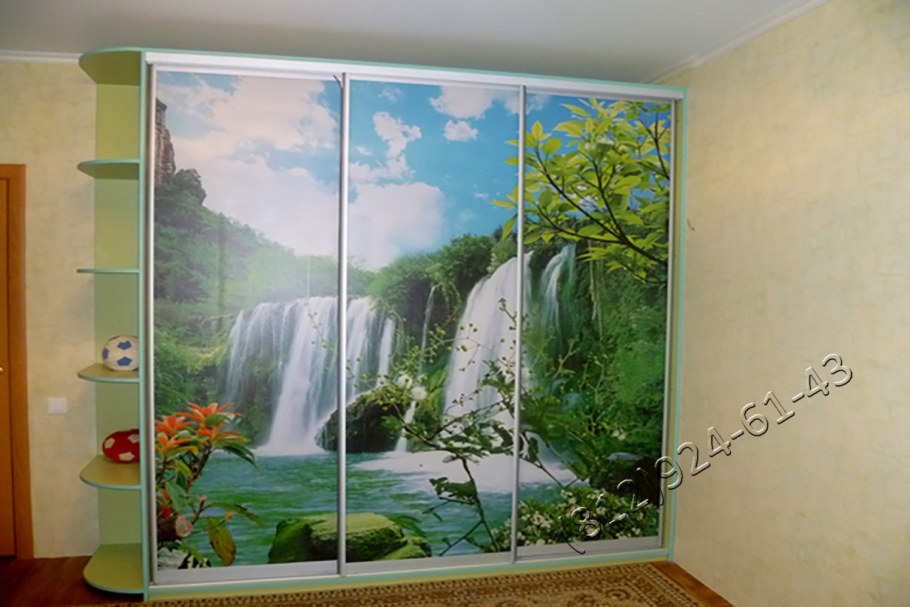 Шкафы купе 3 дверные с фотопечатью