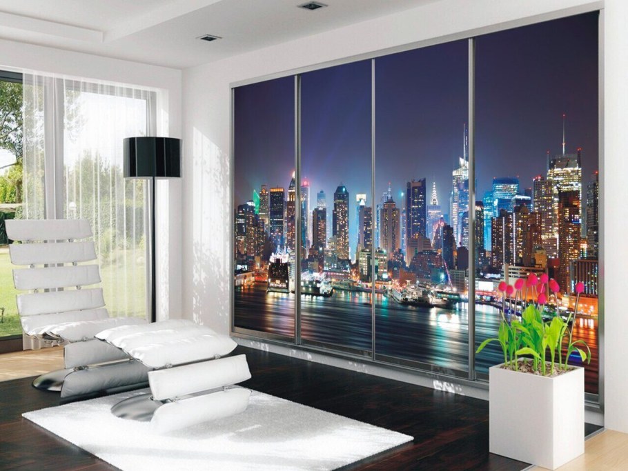 Шкаф0купе с фотопечатью