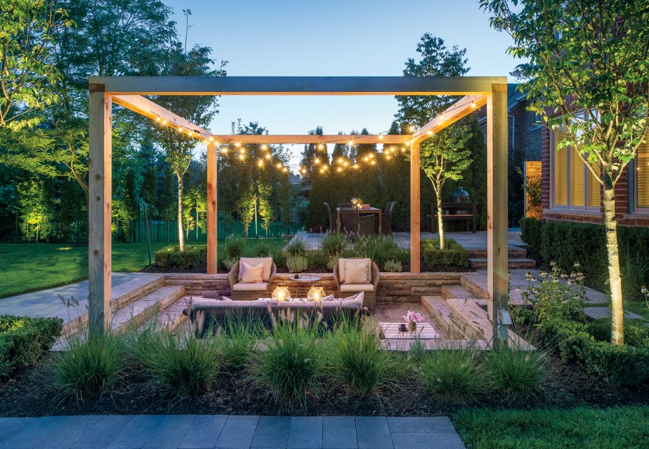 Подсветка веранды