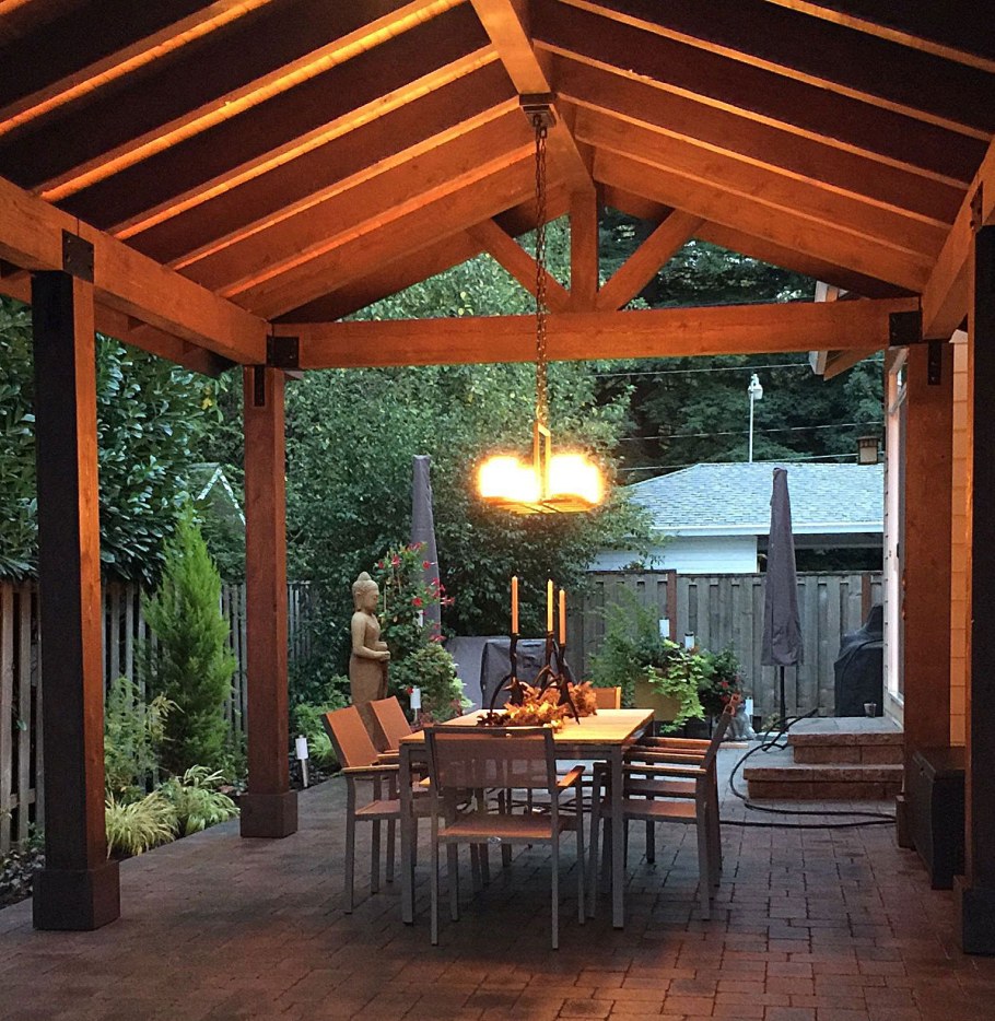 Беседка к дому