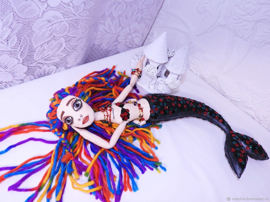 Интерьерная кукла Русалочка