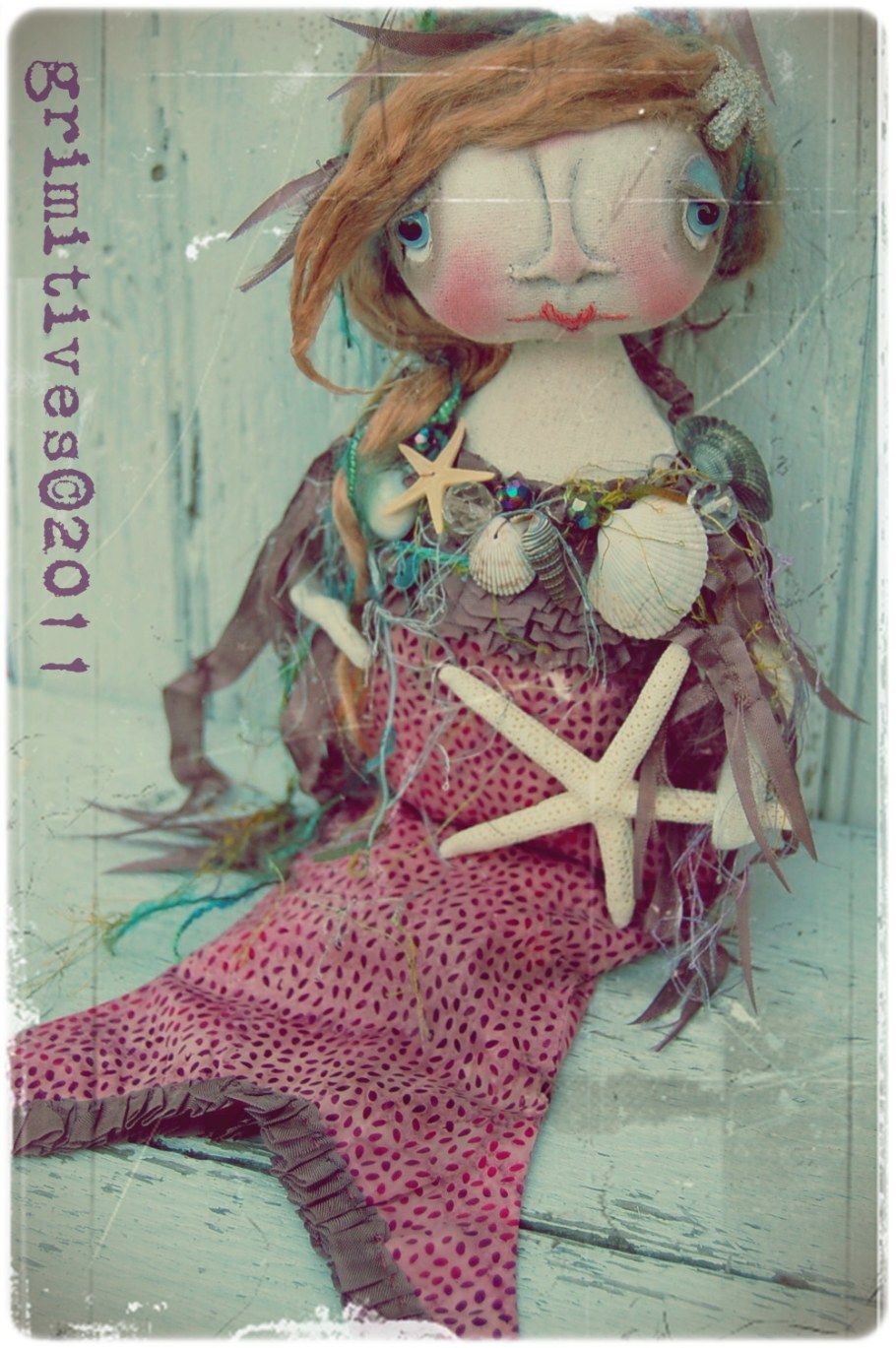 Авторская кукла Русалка