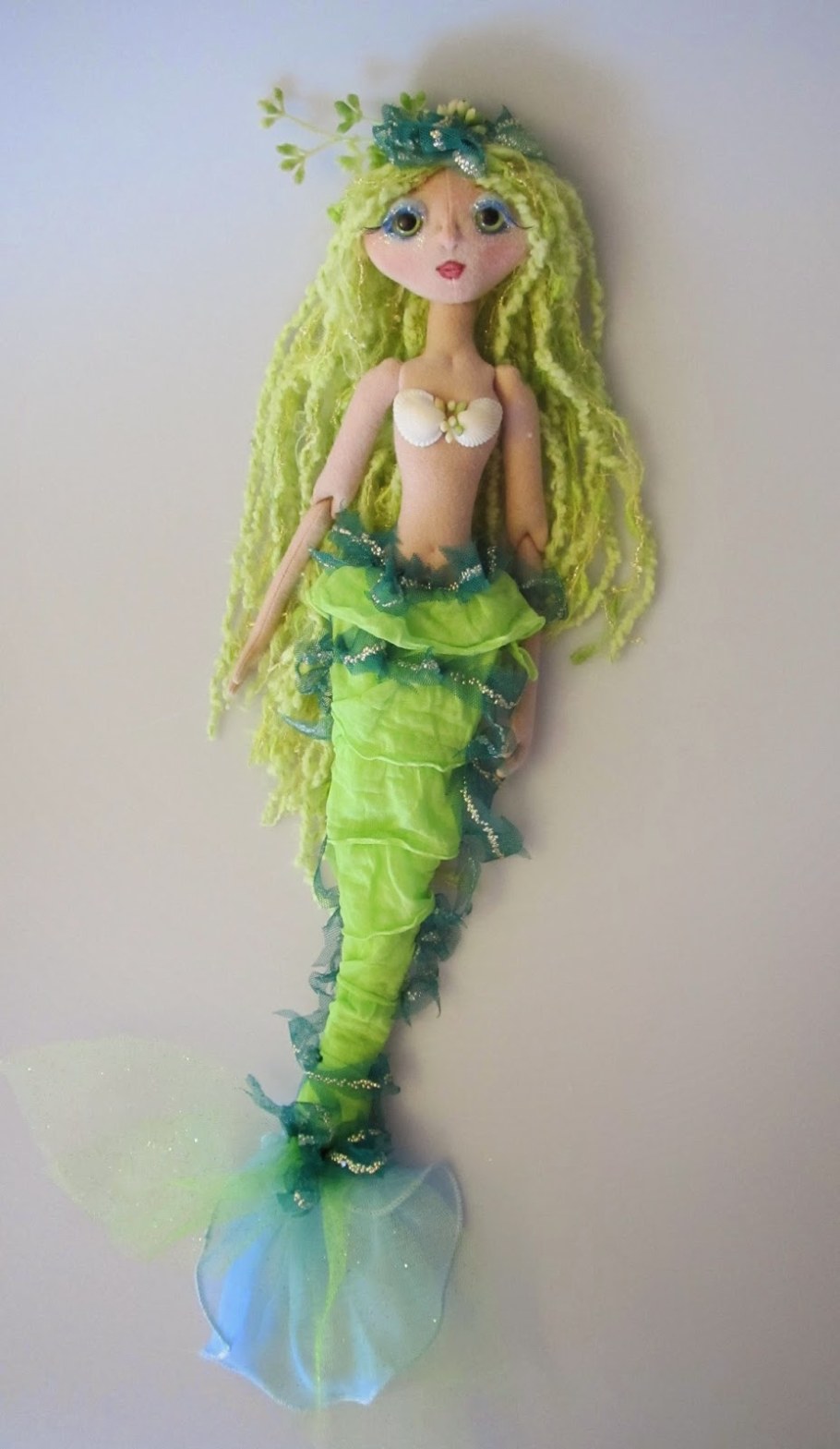 Текстильная кукла Русалочка
