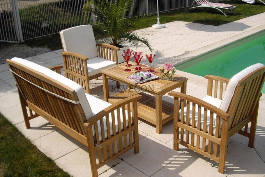 Деревянная Садовая мебель