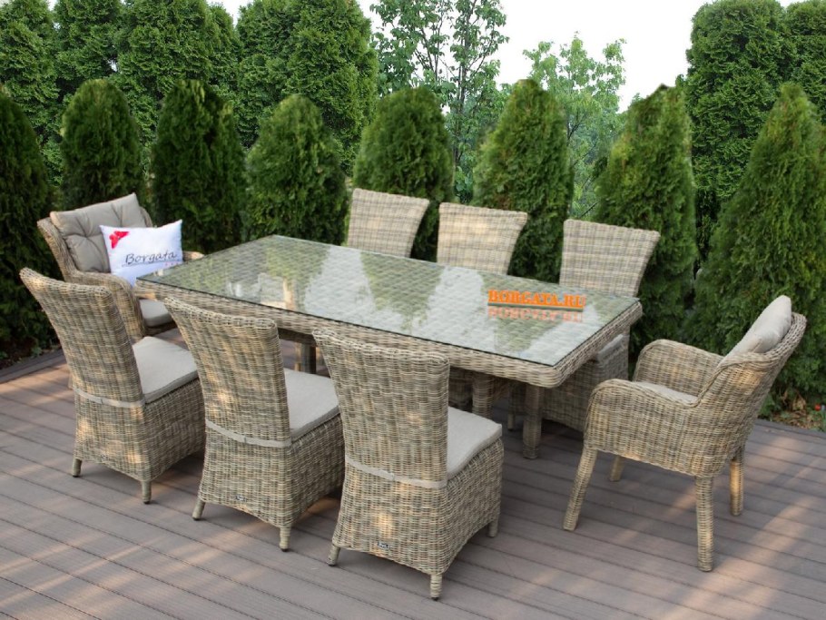 Стол из искусственного ротанга Avila-90 SM