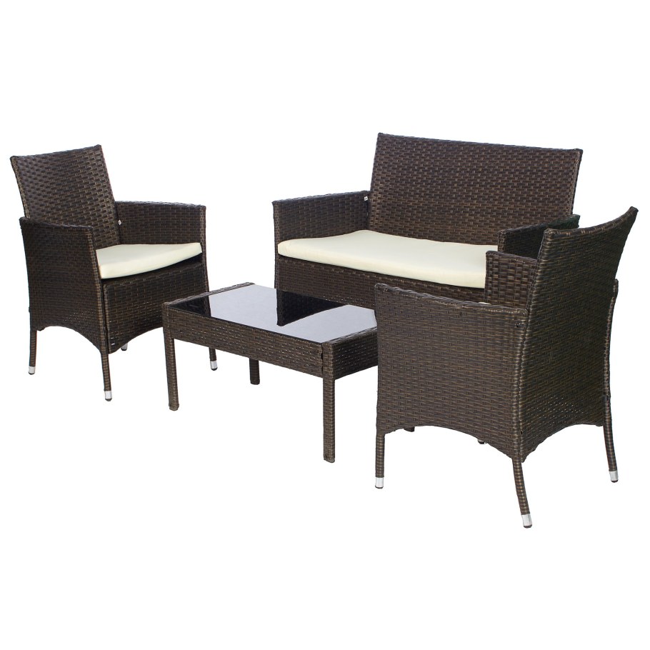 Леруа набор садовой мебели из полиротанга