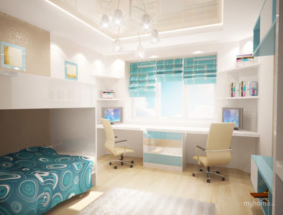 Комната 14 кв м для двоих детей разнополых подростков