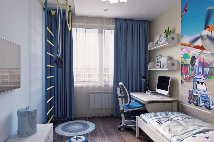 Комната для двойняшек подростков