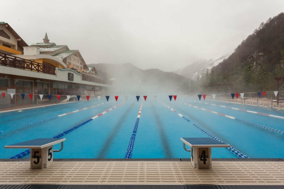 Газпром бассейн Сочи красная Поляна