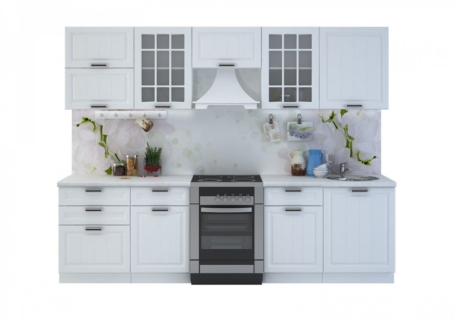 Кухня Ницца Сурская мебель дуб кремовый