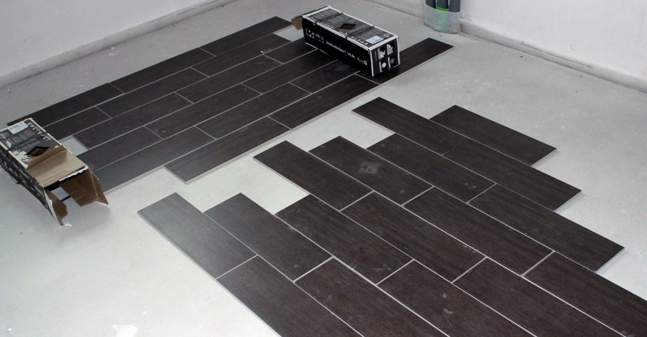 Укладка плитки на пол