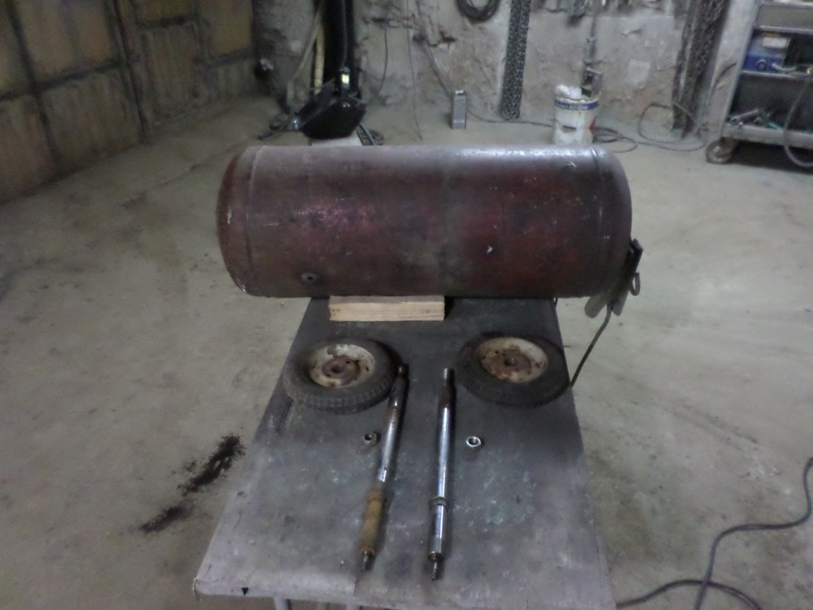 Подкатной рычажный домкрат